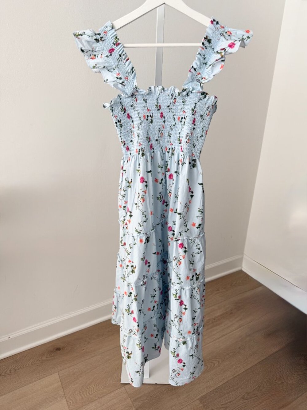 Hill House Home Blue Pond Floral Ellie Nap Dress - Picture 3 of 6
